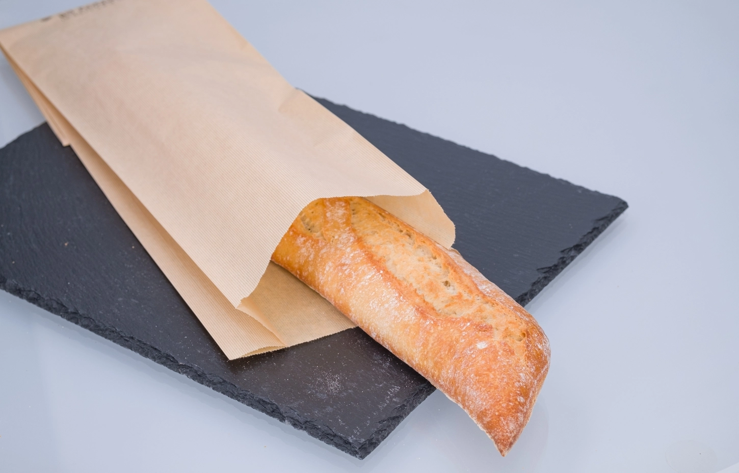 Paper packaging is also used for bakery products.